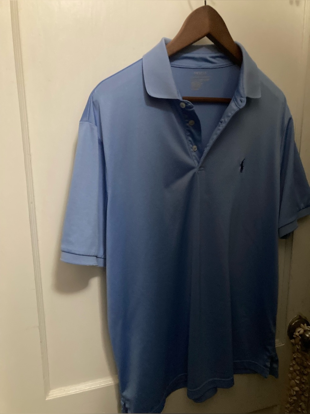 Polo by Ralph Lauren medium performance Light Blue polo with embroidered logo